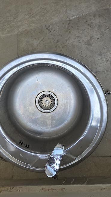 kuxna kranti: İşlənmiş Dairəvi Mətbəx çanağı, Paslanmaz polad — 2