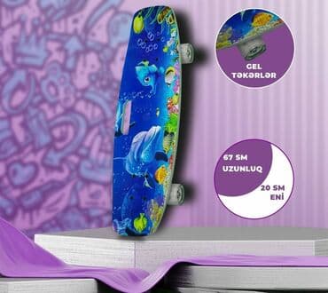 Pennyboard Skeytbord, Kaykay, Skeyt və Pennyboardlar🛹 🔹️Qulplu 🔗
