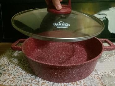 qranit qazan desti qiymeti: Qazan, rəng - Qırmızı, Qranit, 3 l, 30 sm — 3