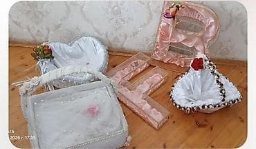 ramazan dekorları: Toy-nişan aksesuar dəsti hər biri ayrı ayrı satilir - Zərif dekorlu — 2