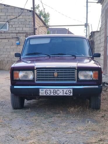 opel astra 2007: VAZ 2107 sedan Xarici: - Tünd albalı rəngli kuzov - Xrom ön barmaqlıq — 1