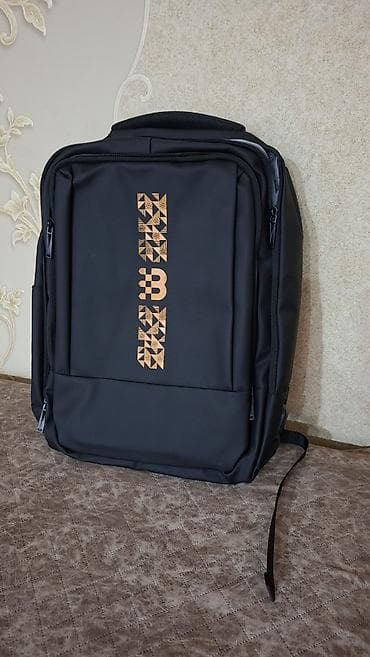 Şəhər və iş üçün çoxfunksiyalı bel çantası - Rəng: qara, ön hissədə