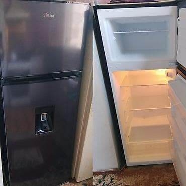 alıram: 2 qapılı Midea Soyuducu Satılır, rəng - Boz, Dispenserli — 1