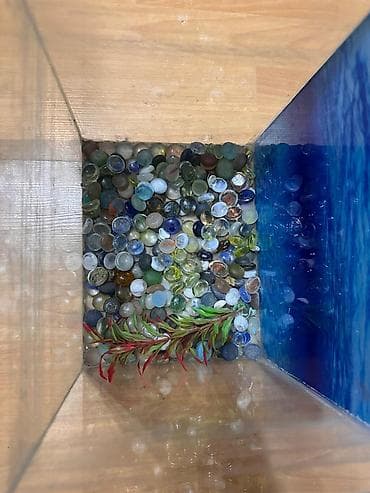 akvarium satilir: Dördbucaq akvarium, 10 l, Ünvandan götürmə, Ödənişli çatdırılma — 2