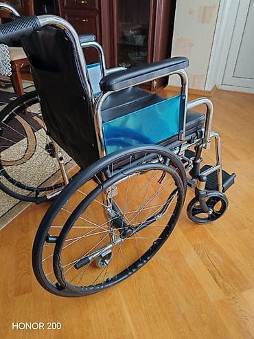 tibbi məhsullar: Tualet funksiyalı əlil arabası - Konstruksiya: xrom örtüklü möhkəm — 3