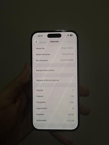 iphone 5 satilir: IPhone 14 Pro, 128 GB, Ağ, Face ID — 3