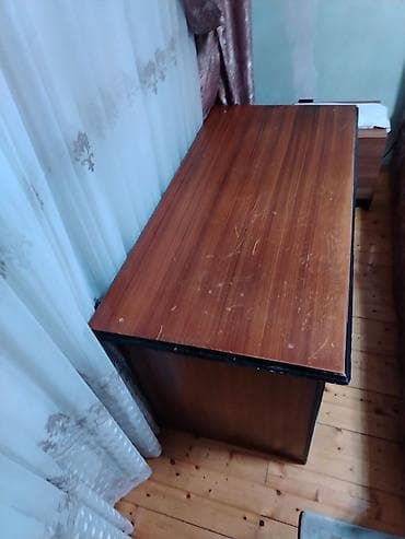 komputer stolu satisi: Düz masa, Stulsuz, Polkasız, Siyirməsiz, Teksturalı laminat — 3