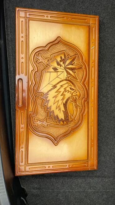 nərd taxta: Taxta nərd taxtası – əl isidir Estetik oyma detalları və möhkəm — 3