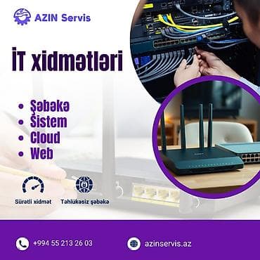 bamper temiri: AzinServis – müəssisələr üçün peşəkar İT həlləri Xidmətlər: - Şəbəkə — 1