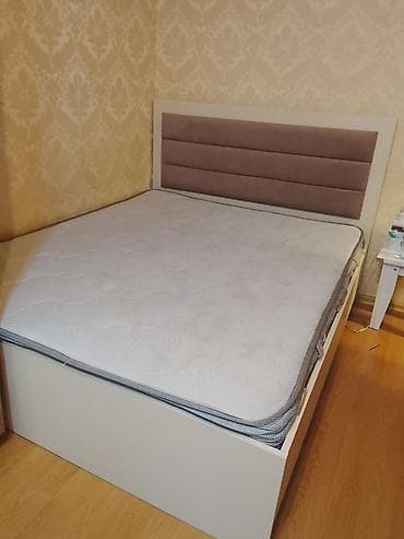 İkineferlik çarpayı və matras dəsti - Ölçü: təxmini 160x200 sm — 1