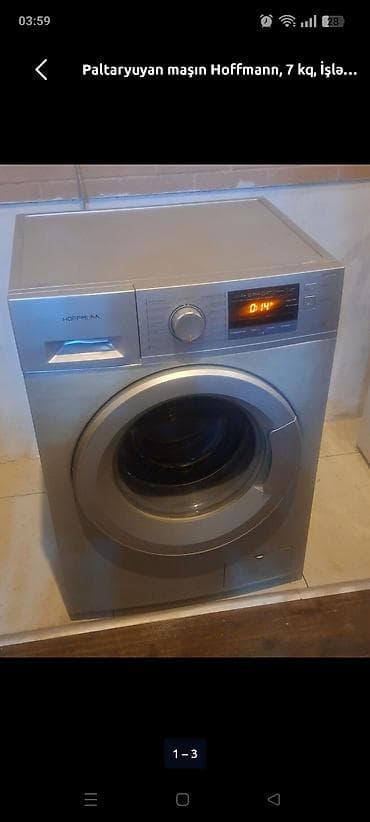 ucuz parca: Paltaryuyan maşın Samsung, 8 kq, İşlənmiş, Avtomat, Qurutma var, Kredit yoxdur, Ünvandan götürmə — 2