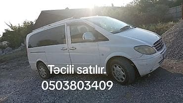 Mercedes-Benz Vito (W639) mikroavtobus - Korpus rəngi: ağ - Kuzov: 5
