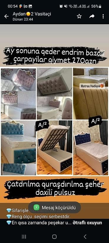 💎Sifarişle hazırlanır.90/2m 💎Reng ölçu seçimi serbestdir. 💎En qısa