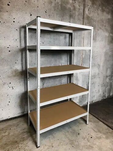 manqal doner aparati: Metal konstruksiyalı, açıq boz rəngdə çoxmərtəbəli saxlama rəfi. Bu — 3