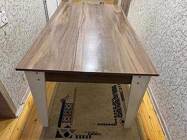 metbex wkafi: Mətbəx masası, İşlənmiş, Açılmayan, Laminat, Dördbucaq masa — 8