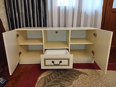 polkali skaf: Düz TV altlığı, Polkalı, Laminat — 3