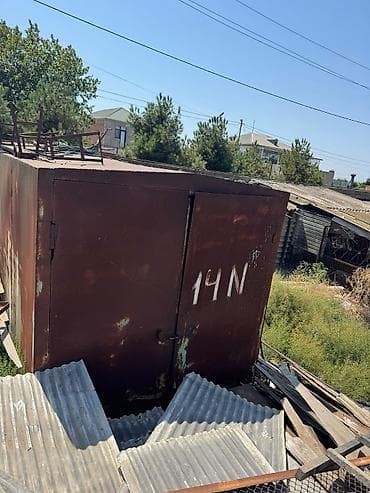 Metall konteyner/qaraj tipli anbar - Material: qalın metal