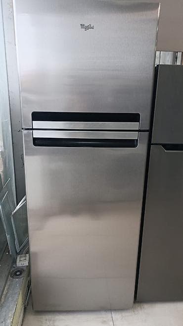 soyuducu sharp: 2 qapılı Whirlpool Soyuducu Satılır, rəng - Gümüşü — 1