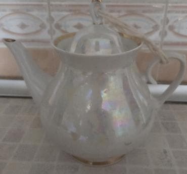 ipi: Yeni, rəng - Ağ, Çaydan, Farfor, 2 l, SSRİ — 2