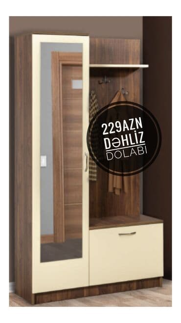 qapı modelleri: Yeni, Açılan, 1 qapı Düz dolab, Dəhliz dolabı, Türkiyə — 1