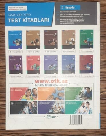 2 ci sinif testləri: Azərbaycan dili 11-ci sinif, 2019 il, Ünvandan götürmə, Ödənişli çatdırılma, Rayonlara çatdırılma — 2