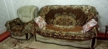 işdəmiş divan: İşlənmiş, Di̇van-kravat, 2 kreslo, Bazalı, Açılan — 2