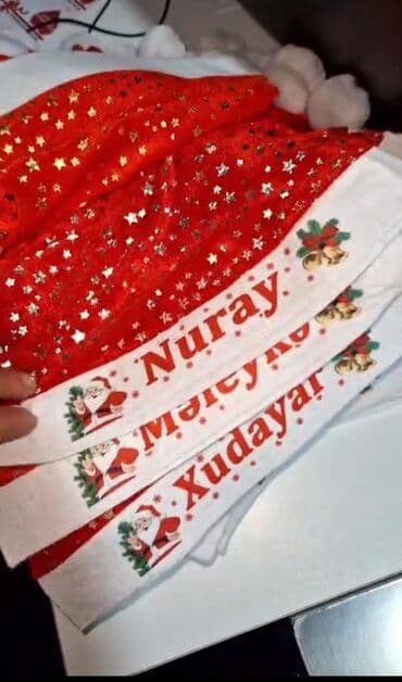 saxta baba papaqlari: Bayram temalı hədiyyəlik dəst: köynək, fincan və yastıq üzü - Uşaq — 7
