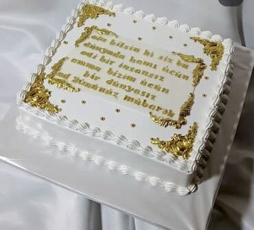 herbi tortlari: Ağ rəngdə krem örtüyü sayəsində hər hansı bir yubiley tədbiri üçün — 9