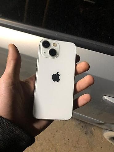 gencede telefon: IPhone 13 mini, Ağ, Face ID — 1