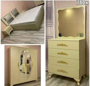 белорусская мебель в баку: İkinəfərlik çarpayı, Termo, Dolab, 2 tumba, Azərbaycan, Yeni — 9