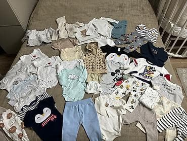 uşax: Uşaq geyimləri dəsti – oğlan üçün, 0–6 ay aralığı - Bodi kolleksiyası — 1