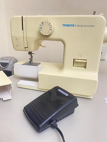 ev masin: Tikiş maşını Yamata, İşlənmiş,Elektromexaniki, Ünvandan götürmə, Ödənişli çatdırılma — 5