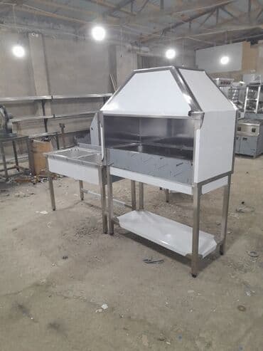 ikinci əl vitrin soyuducu: Resdoran kafe ücün paslamaz stelaj herölcüde hazrlaması — 4