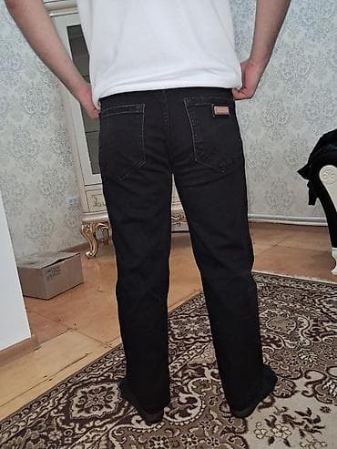Джинсы: Kişi cins şalvarı – qara rəng - Kəsim: Düz (regular/straight fit) — 2