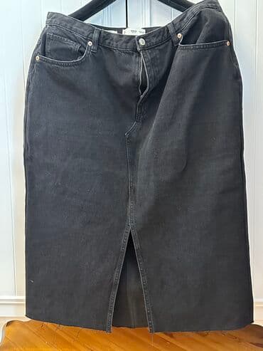 Midi Ətək, Mango, Cins, XL