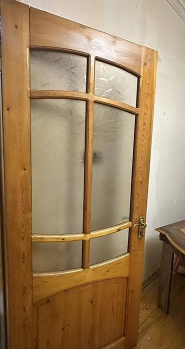 Qonaq otağı üçün İşlənmiş Otaq qapısı Zamok ilə, Zəmanətli, Ödənişli quraşdırma, Ünvandan götürmə