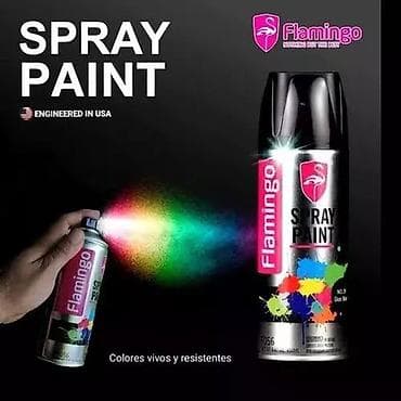 Flamingo Spray Paint aerozol boya. Məhsul müxtəlif səthlərin — 1