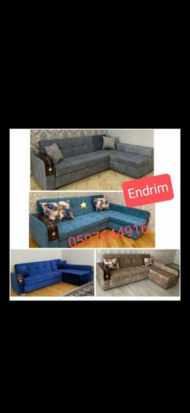 mingəçevirdə divan: Künc divan, Yeni, Açılmayan, Bazasız, Parça, Şəhərdaxili pulsuz çatdırılma — 19