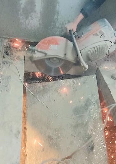 Beton, dəmir-beton və daş divarların kəsilməsi xidməti - Benzinlə — 5