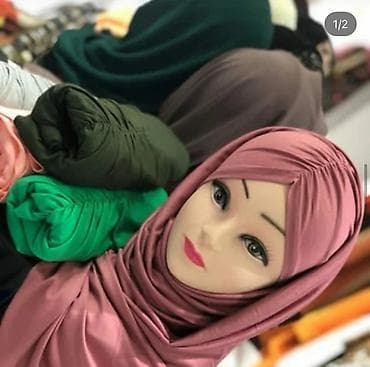 klassik geyim: Qadınlar üçün hazır hicab və tərban dəstləri - Model: hazır bağlamalı — 5
