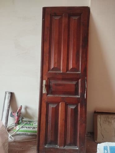 ev dekor: Taxta qapılar dəsti - Material: tam ağac (taxta), klassik panel və — 2