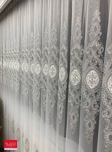 tül parçalar: Yeni, Tül, rəng - Ağ — 2