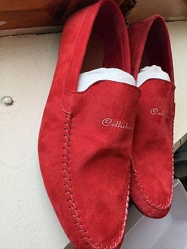 qırmızı makasin: Ölçü: 41, rəng - Qırmızı, Yeni — 5