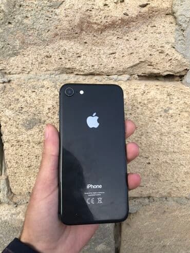 iphone 15 pro max 128 gb qiymeti: IPhone 8, 64 GB, Qara, Barmaq izi — 1