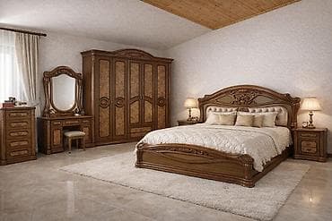 Yataq dəsti satılır 390azn. Matrası var. Hazırda Sökülü dür. Ünvan