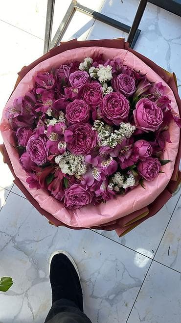 gul sekileri: Sumqayit Çiçək buketləri – “Eshq flowerss” Məhsul təsviri: - Zərif — 6