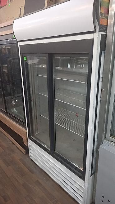 hell soyuducu: İki qapılı vitrin soyuducu - Şüşə sürgülü qapılar – məhsulların aydın — 1