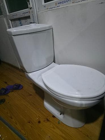 İşlənmiş, Unitaz, Monoblok, Kredit yoxdur, Zəmanətli, Ünvandan götürmə
