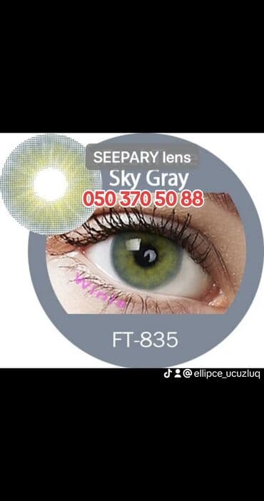 en yaxsi optik linzalar: Lens linza koreya istehsalı olan linza +qab rəngli kosmetik linza — 7