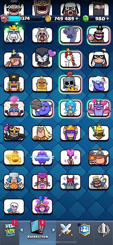 Digər: Clash Royale hesabı – uzunmüddətli aktiv profil - Xüsusi nişan: 10 — 4